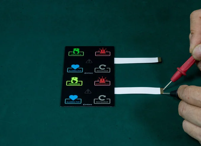 Test della funzione elettrica e Test dell'aspetto